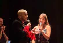 Euge Quevedo apareció en el Teatro Libertad y emocionó a todos junto a Facu Mazzei