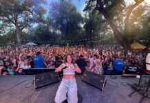 Magui Olave iluminó el Balneario Municipal de Capilla del Monte