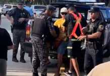 Video: Tensión y disturbios en Playas de Oro durante un nuevo operativo contra la venta ambulante