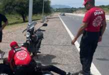 Violento choque entre dos motos en San Antonio de Arredondo: tres heridos trasladados al Hospital