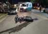 Carlos Paz: Dos motociclistas heridos tras el choque de su moto con un auto