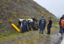 Autovía Punilla: un hombre resultó herido tras chocar contra la montaña