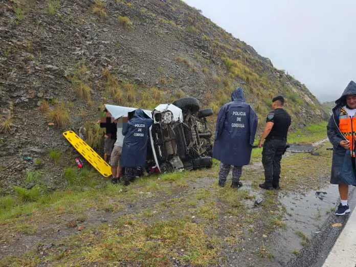 vuelco autovía punilla