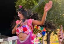 Pablito Castillo se adelantó al carnaval e hizo bailar a una multitud en la peatonal