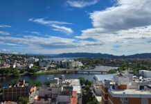 Lunes arrancó casi despejado en Carlos Paz, pero rige un alerta amarillo por tormentas