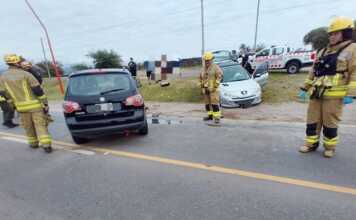 Choque en Ruta 28: una mujer resultó herida tras un accidente en Tanti