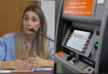 Pia Felpeto pidió información ante el posible cierre de cajeros automáticos.