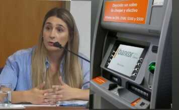 Pia Felpeto pidió información ante el posible cierre de cajeros automáticos.