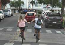 San Valentín sobre ruedas en Carlos Paz