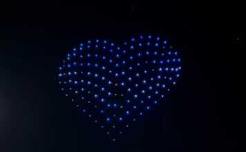 Todo listo para el show de drones que se verá en el cielo de Carlos Paz este sábado