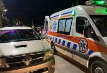 Fuerte choque en San Antonio de Arredondo con un motociclista herido