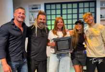 Nazarena Vélez fue distinguida por la Legislatura en el teatro Candilejas