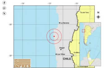 Un fuerte sismo de 6,1 ocurrido en Chile se percibió en Córdoba
