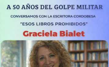 A 50 años del golpe: Graciela Bialet y un conversatorio imperdible en Malagueño “Esos libros prohibidos”