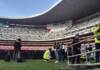 Trágico final en la reapertura del Estadio Azteca: murió un hincha mexicano