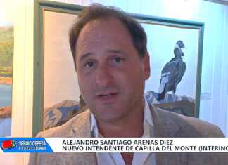 Santiago Arenas es el nuevo intendente de Capilla del Monte
