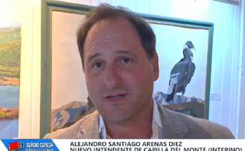Santiago Arenas es el nuevo intendente de Capilla del Monte