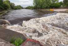 Fotos: Baja mucha agua por el río San Antonio y sigue subiendo el lago San Roque