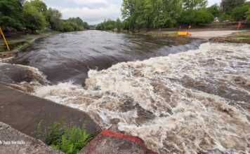 Fotos: Baja mucha agua por el río San Antonio y sigue subiendo el lago San Roque