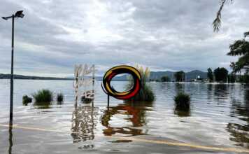 “Cuando el lago supera los 36 metros comienzan los desbordes en la costanera”