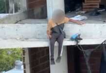 Alerta en Córdoba: Filman a un niño jugando al borde del abismo en un edificio ocupado del Boulevard San Juan