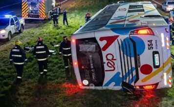 Más de 40 heridos: Volcó un micro que viajaba desde Carlos Paz rumbo a Mar del Plata