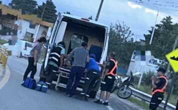 Motociclista herido tras perder el control y caer en la Ruta 38