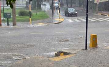 En 24 horas cayó en Carlos Paz más del 50% de la lluvia de todo marzo