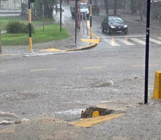 En 24 horas cayó en Carlos Paz más del 50% de la lluvia de todo marzo