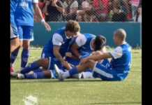 Atlético impuso condiciones como local y fue el ganador del clásico de Carlos Paz: los goles