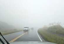 Densa niebla cubre el Camino de las Altas Cumbres: piden precaución para circular