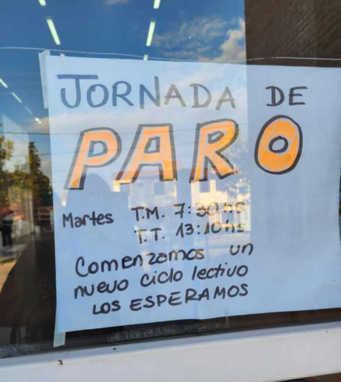 paro en carlos paz 2 de marzo