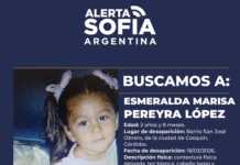 Alerta Sofía: Desesperada búsqueda de Esmeralda en Cosquín