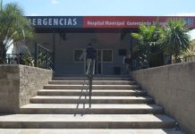 Un motociclista resultó herido tras accidentarse con un cable suelto en Carlos Paz