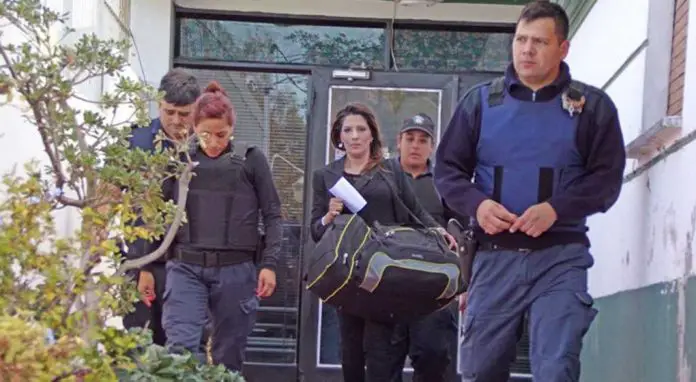 Alejandra apareció en Trelew