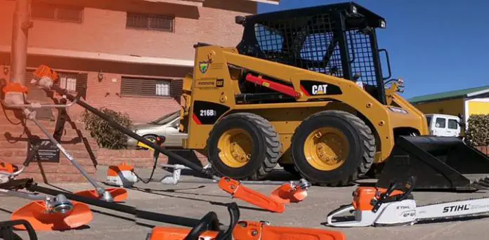 Parte del equipamiento adquirido