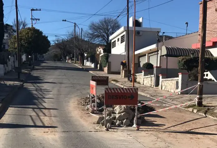 El arreglo de la calle, enviado por un vecino