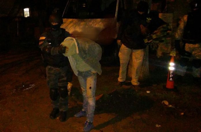 Los detenidos fueron trasladados a la fiscalía