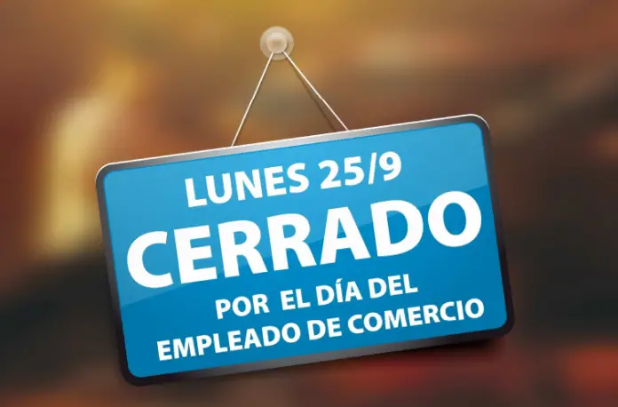 cerrado dia empleados de comercio