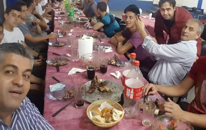 Baldassi en una de sus últimas visitas a Carlos Paz