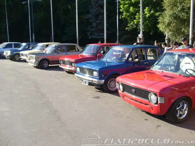Los fanáticos del Fiat 128 se reunen en Carlos Paz