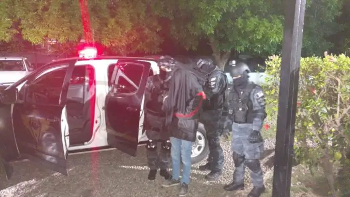 Las detenciones se realizaron en el lugar