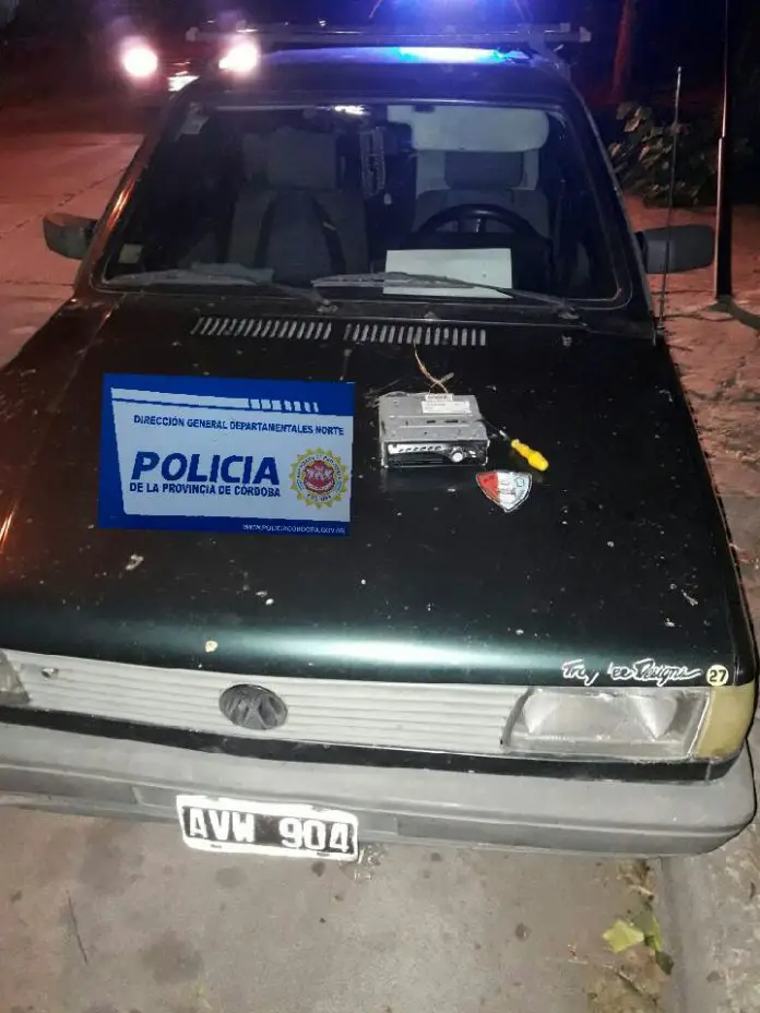 El automóvil violentado