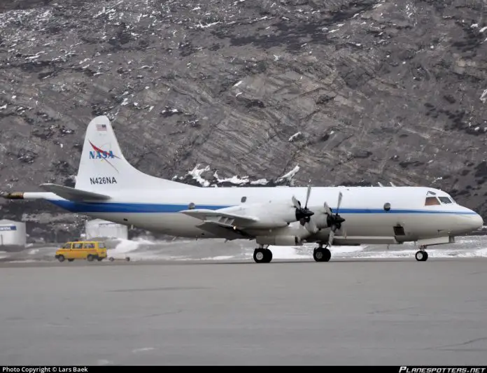 El avión de la NASA