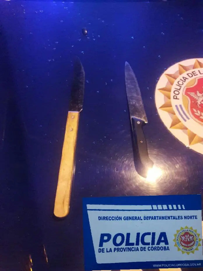 cuchillos detenido