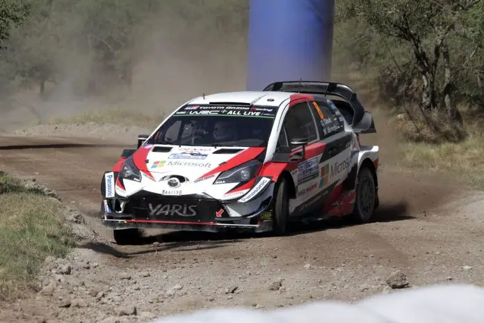 Ott Tanak aceleró a fondo en Carlos Paz