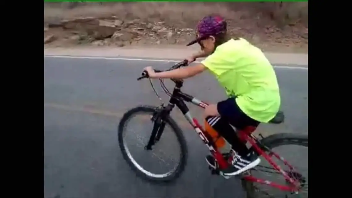 La bicicleta que se llevaron del hotel Italia, marca GT.