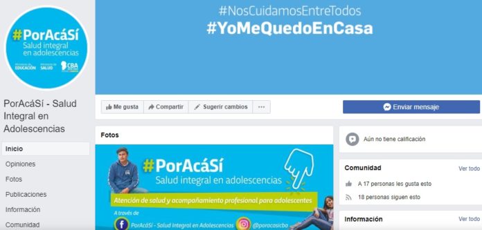 por aca si