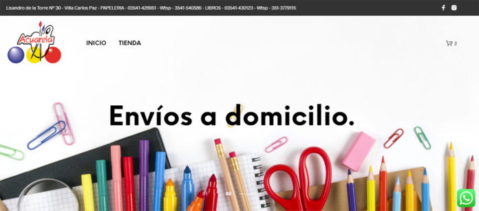 tienda virtual Acuarela