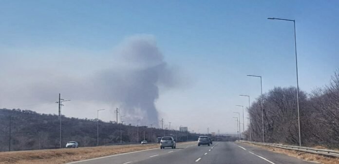 incendio campos militares